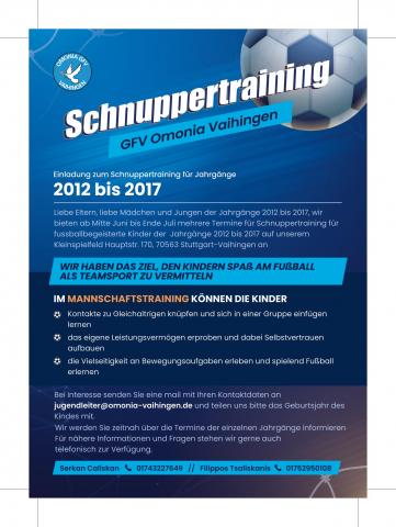 Schnuppertraining